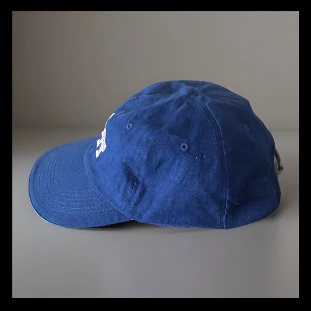 Vintage LA Dodgers Farmer John Promo Hat Blue Adjustable Dad Cap MLB Giveaway